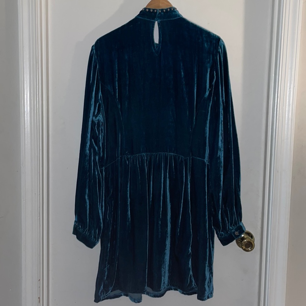 🤠 {RARE} Double D Ranch Velvet Dress - Picture 5 of 9